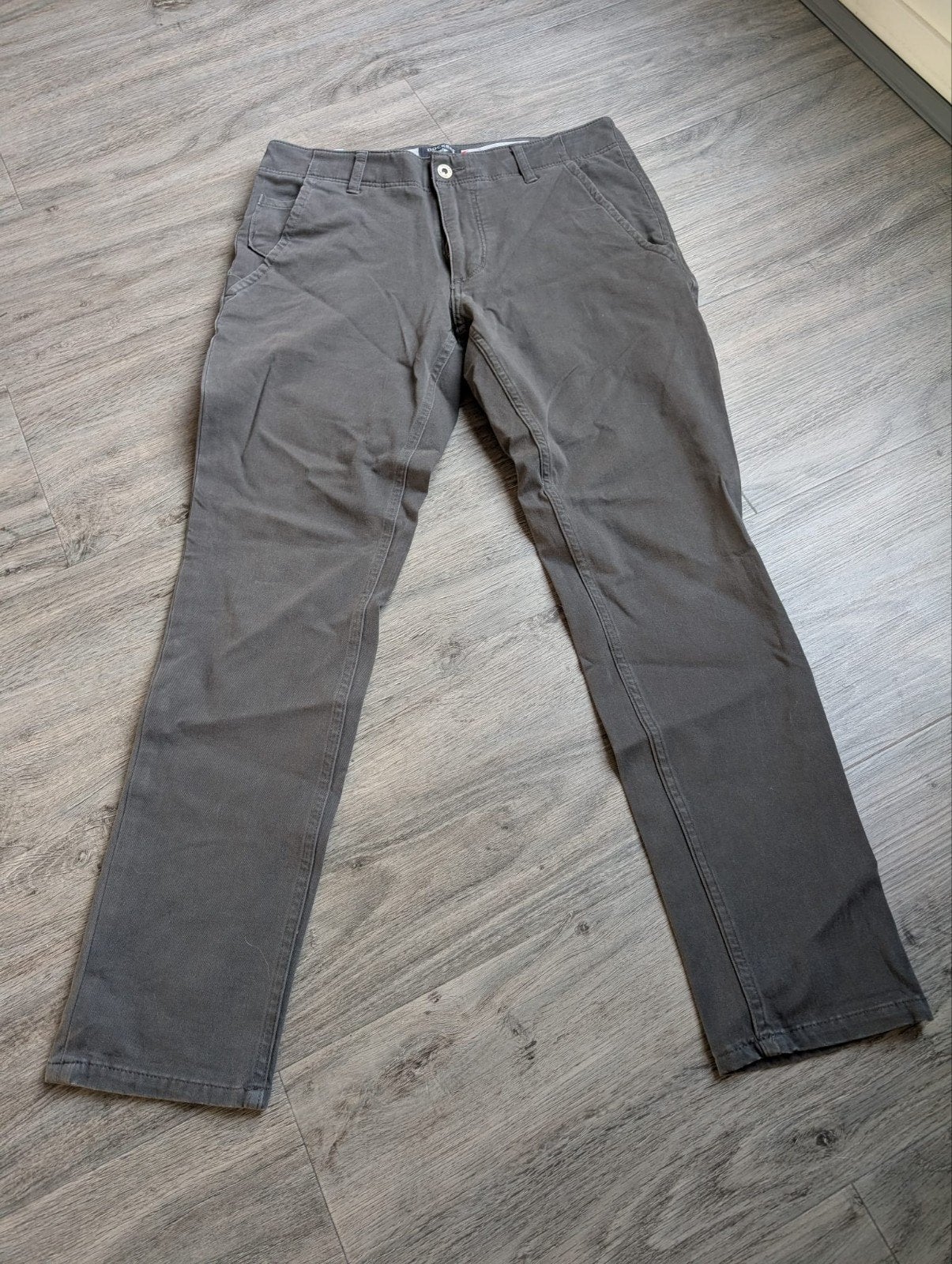 Dockers Smart 360 Flex Skinny Chino Broek W30 L30 Grijs, Maat 48/50 (M), Ophalen of Verzenden, Zo goed als nieuw, Grijs