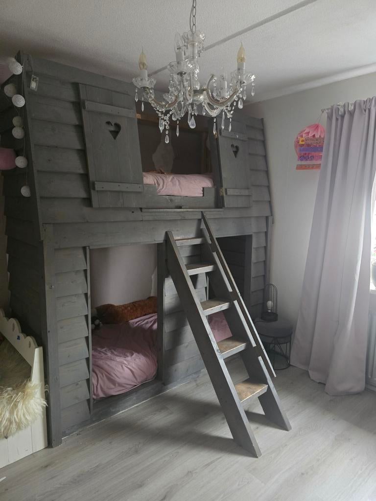 Huisjes bed, Ophalen, Hoogslaper