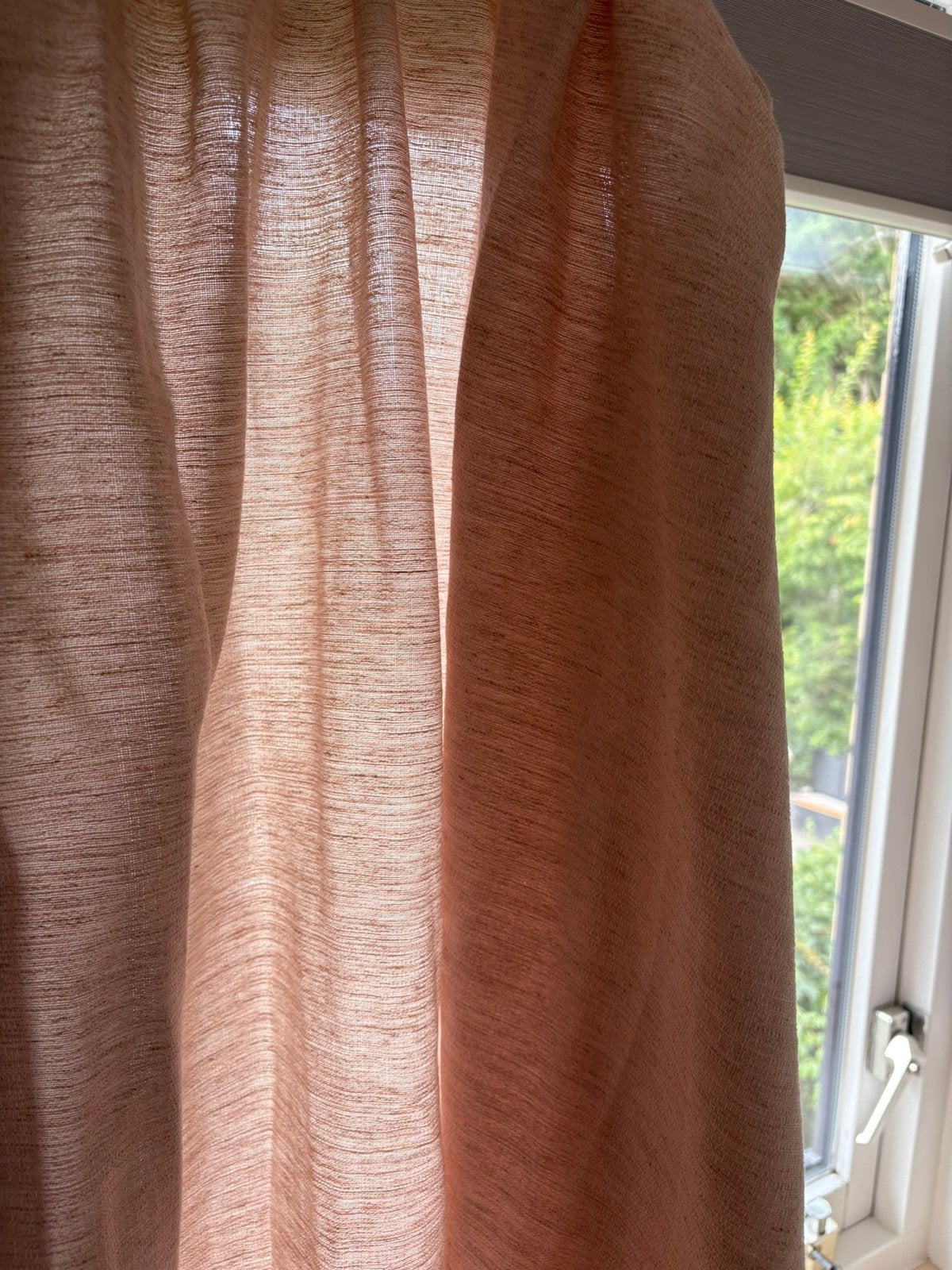 Gordijnen licht oud roze kinderkamer meisjes, Ophalen, Verduisterend, Zo goed als nieuw, Gordijn