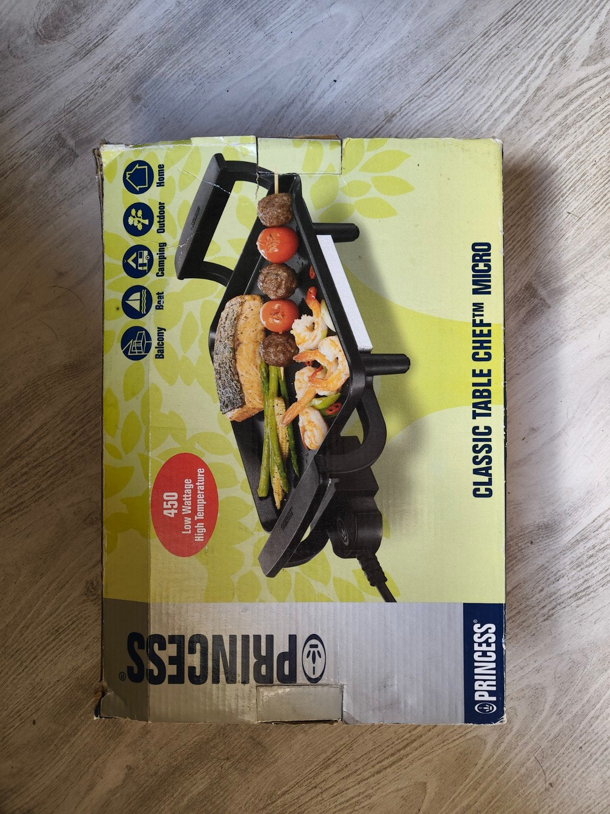 Princess Classic Table Chef Micro Tafelgrill, Ophalen, Zo goed als nieuw