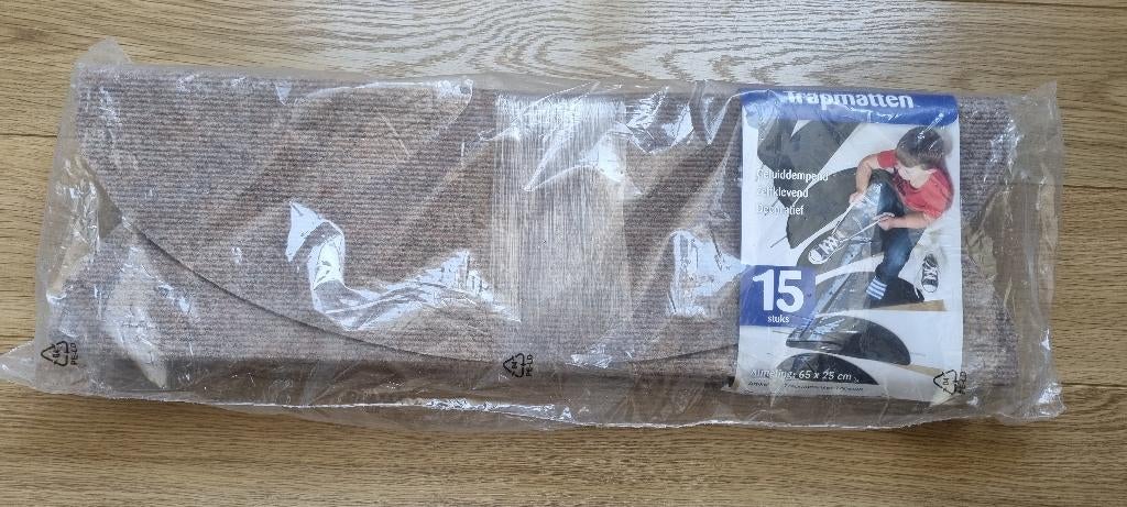 Trapmatten, halve maantjes, 15 st, Huis en Inrichting, Stoffering | Vloerbedekking, Overige typen, Nieuw, Ophalen of Verzenden