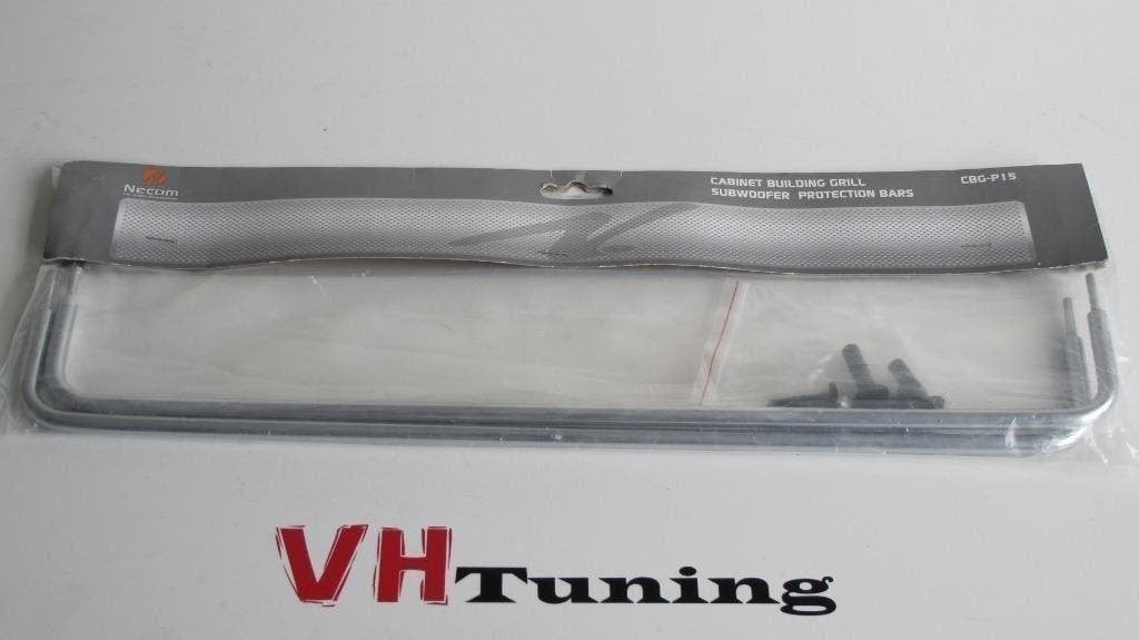 Necon CBG-P15 2xRVS beschermbeugels voor 15" subwoofer, Auto diversen, Autospeakers, Ophalen of Verzenden, Nieuw