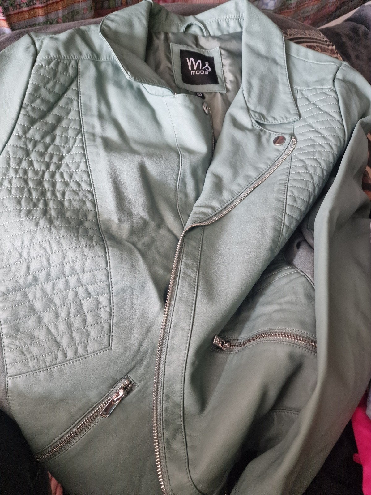 Leuk lichtgroen jasje van MS Mode, maat 50, Kleding | Dames, MS Mode, Ophalen of Verzenden, Maat 46/48 (XL) of groter, Groen