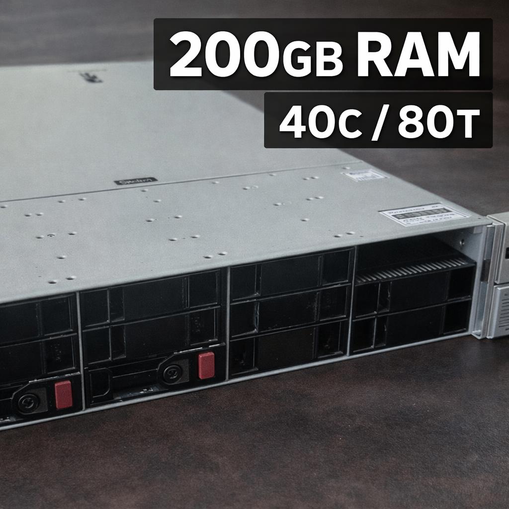 HP DL380 Gen9 | 200GB RAM | 40C/80T | Proxmox AI server, Computers en Software, Servers, Gebruikt, 2 tot 3 Ghz, 128 GB, Ophalen