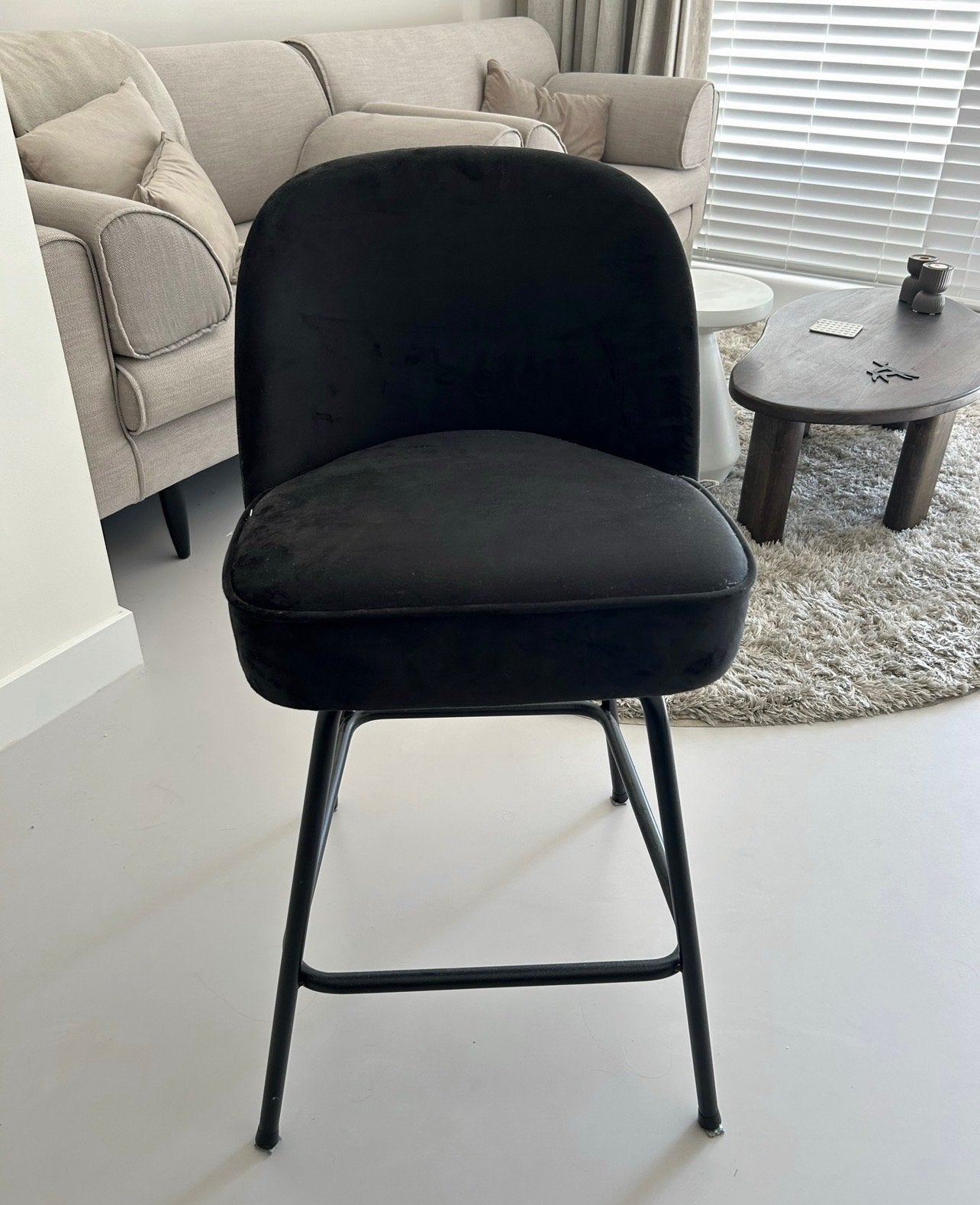 Nieuwe bepurehome barkruk/barstoel, Huis en Inrichting, Ophalen, Nieuw, Metaal, 90 cm of meer
