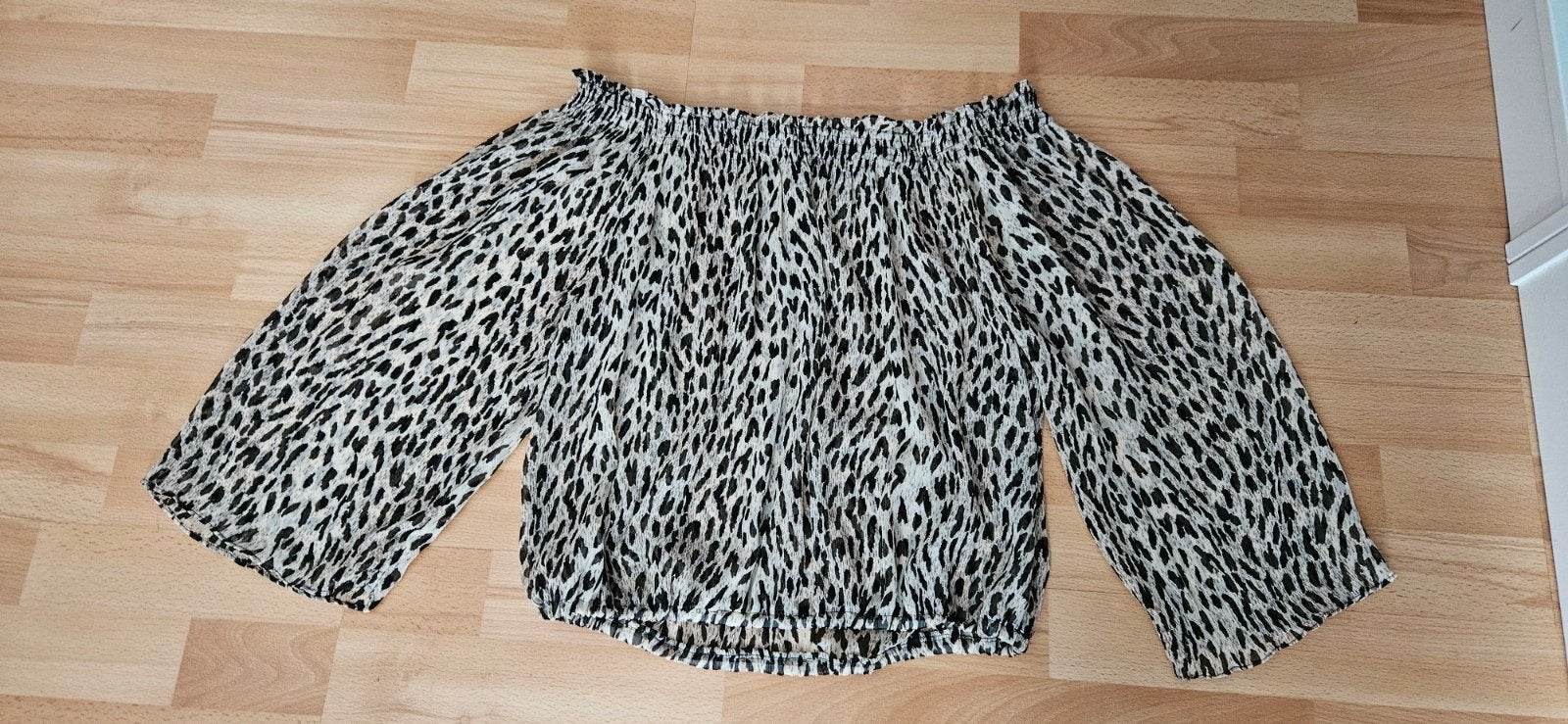 Zara top met luipaardprint, maat S/M, Meerkleurig, Zara, Ophalen of Verzenden, Zo goed als nieuw