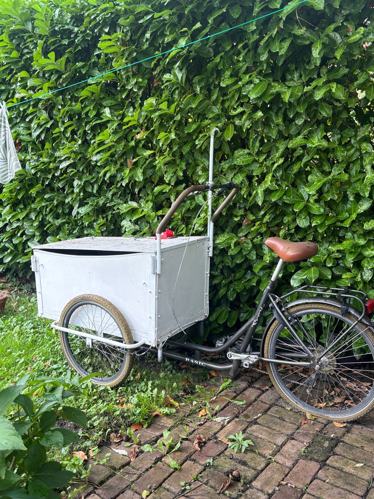 Bakfiets Basic - Ideaal voor goederen of kinderen, Gebruikt, Goederen, Trommelrem, Ophalen