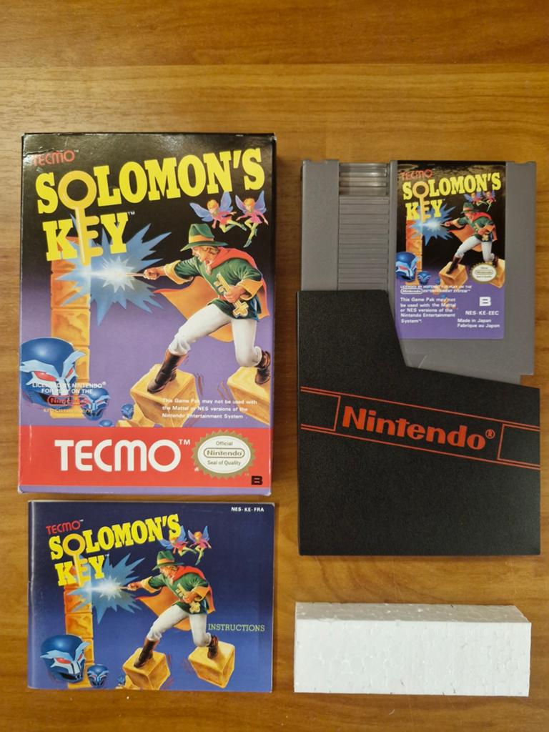 Nintendo nes solomons key MINT, Avontuur en Actie, 1 speler, Ophalen of Verzenden, Zo goed als nieuw