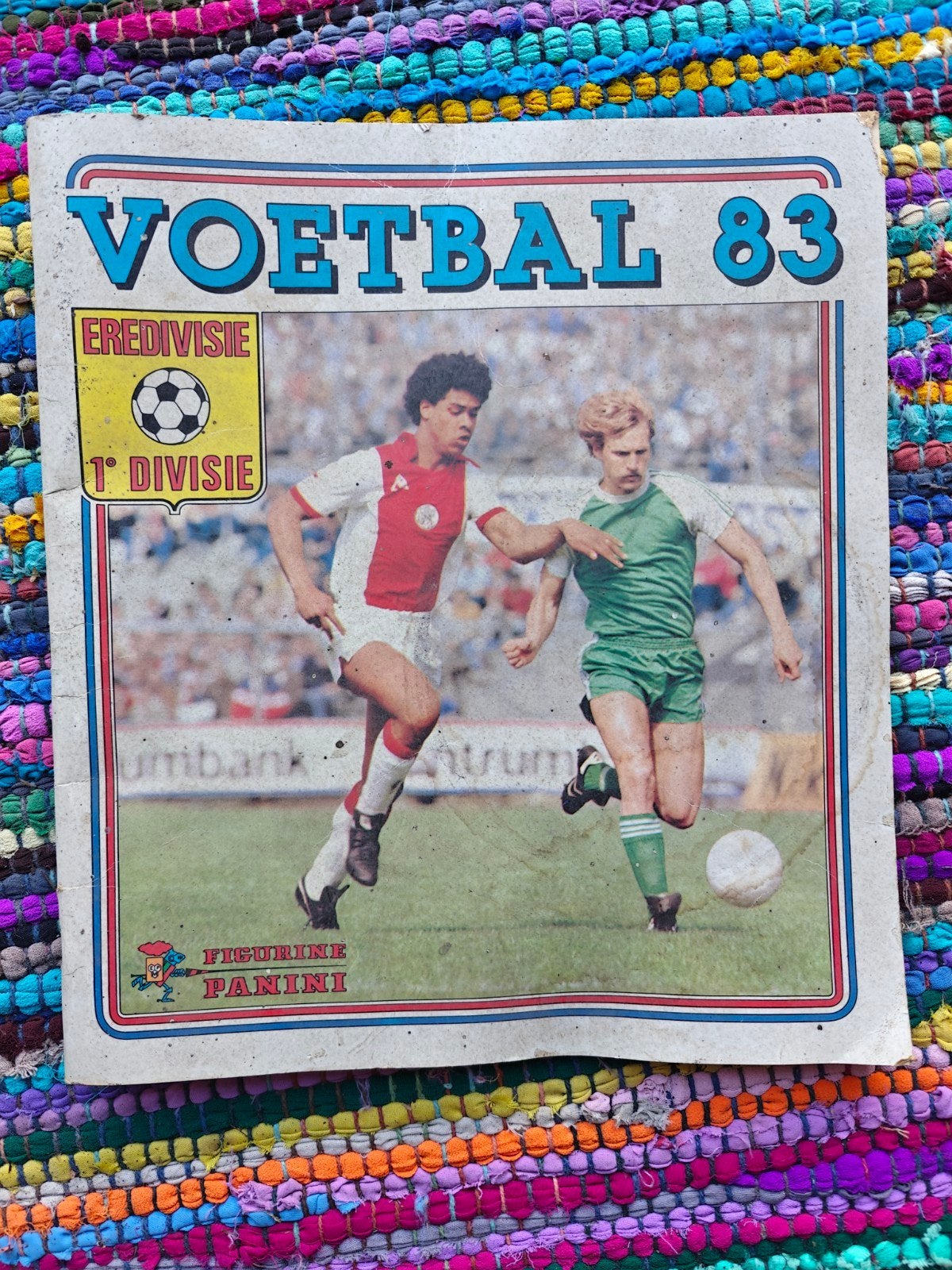 Panini voetbalplaatjes plakboek 1983, Ophalen of Verzenden, Gebruikt, Overige binnenlandse clubs, Boek of Tijdschrift