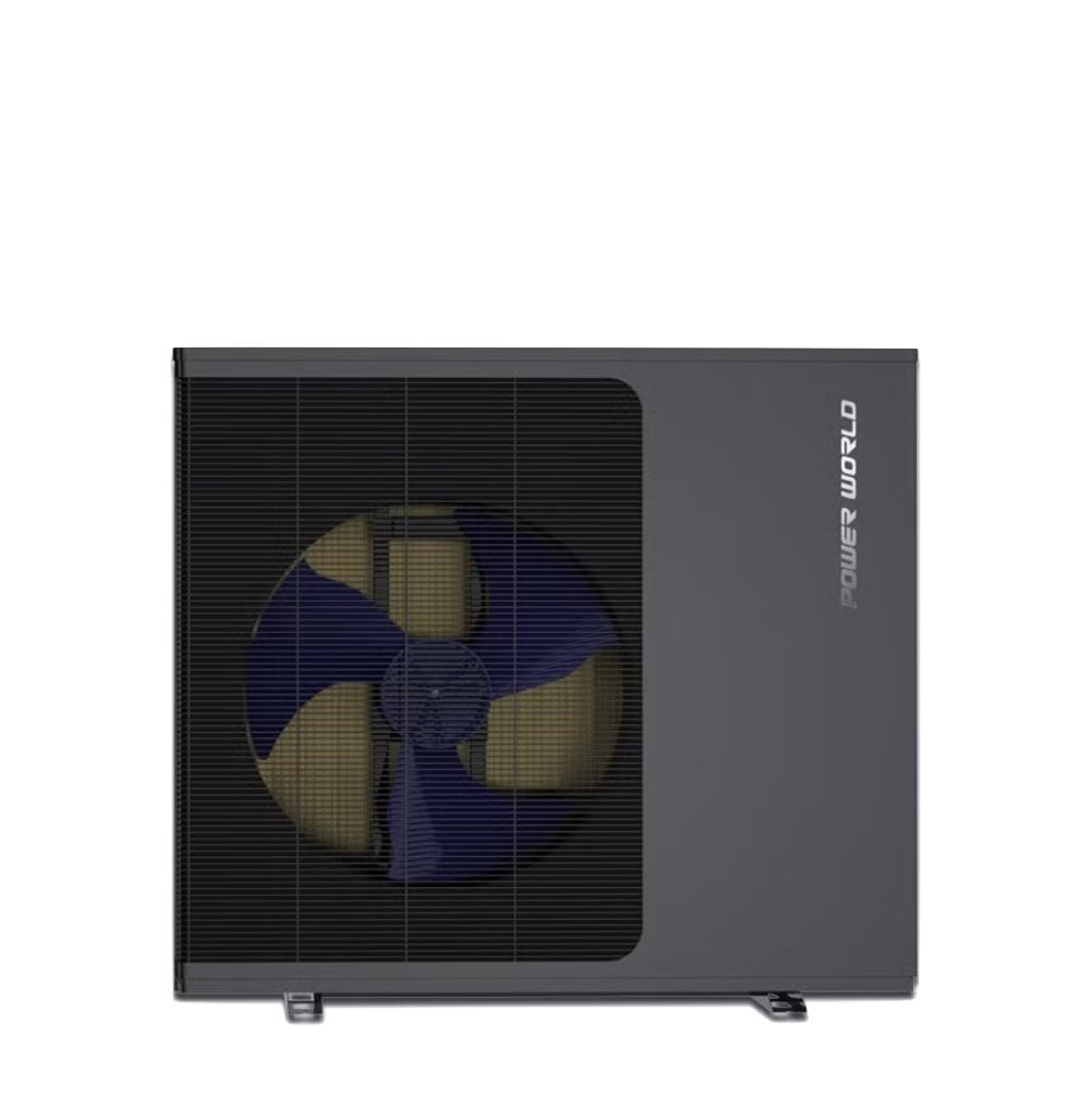 Power World PW050-DKZLRS-E All-Electric Warmtepomp 14,8 kW, Zwart, Verzenden, Nieuw, Metaal