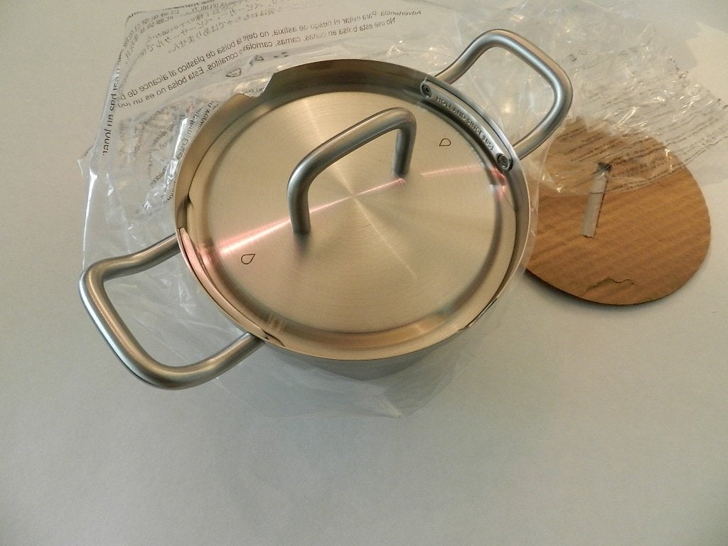 BK Q-linair Master RVS pan 16 cm met deksel. Nieuw., BK, Nieuw, Ophalen of Verzenden, Rvs