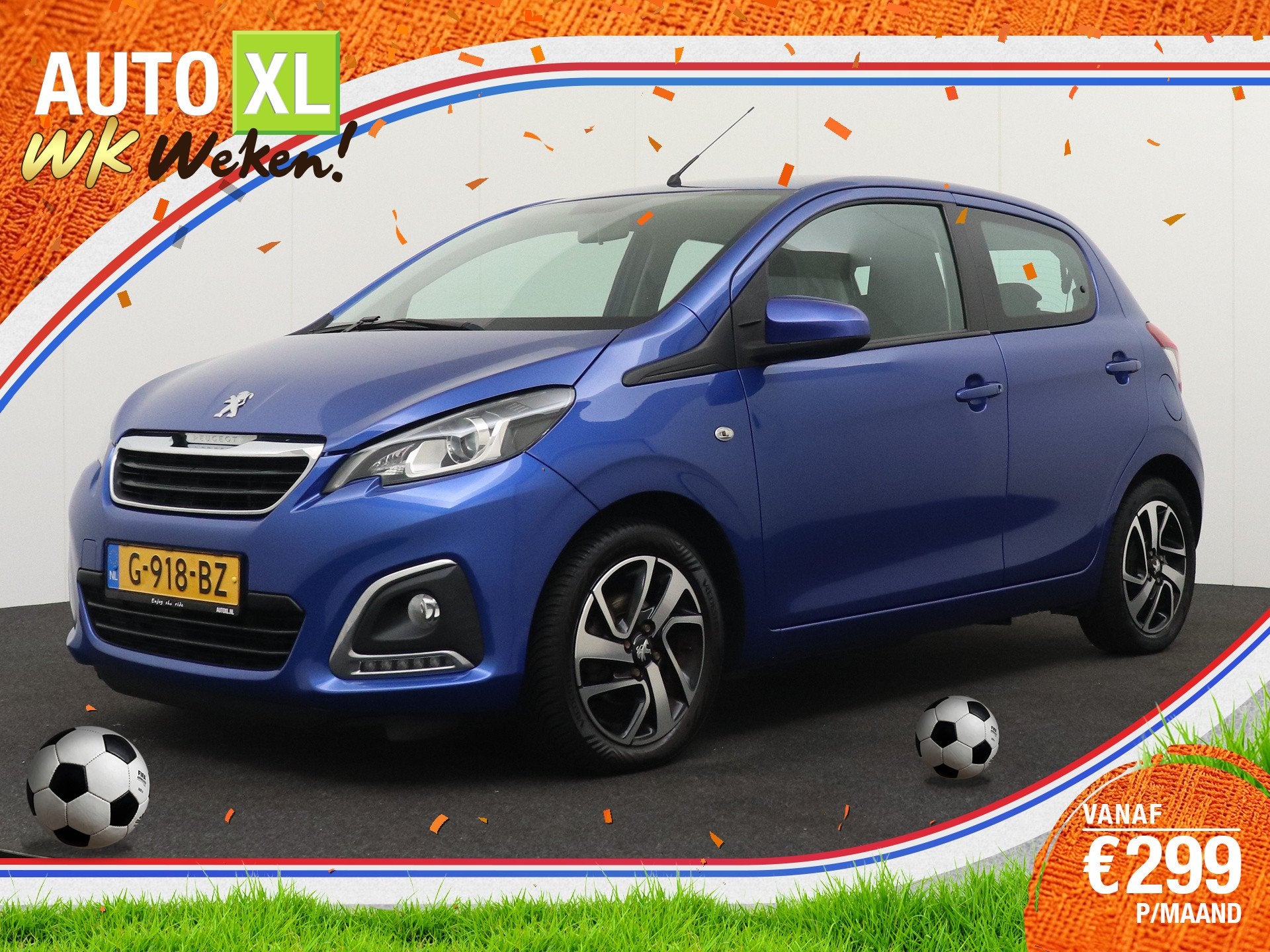 Peugeot 108 1.0 e-VTi Allure Navi Airco LMV 15" (bj 2019), Auto's, Peugeot, Voorwielaandrijving, Stof, Gebruikt, Origineel Nederlands
