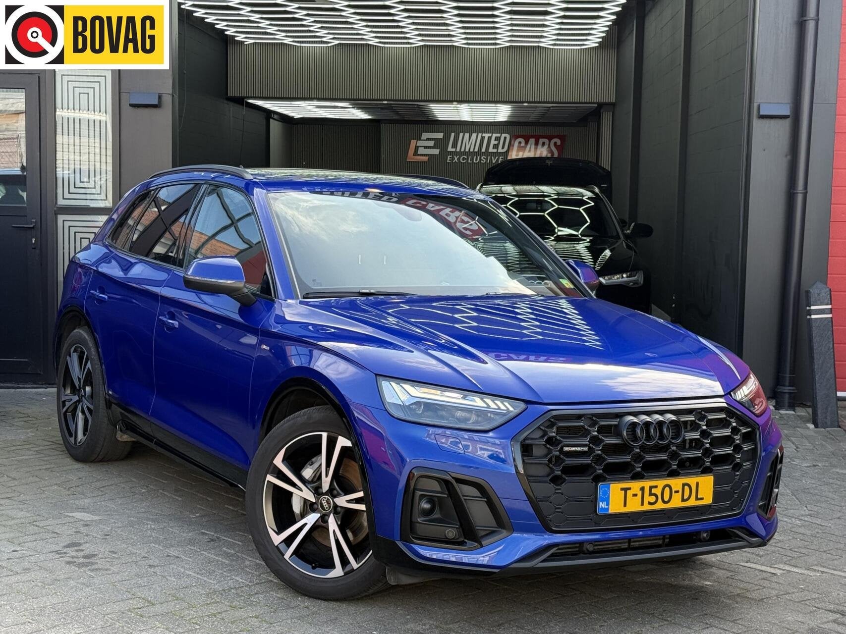 Audi Q5 50 TFSI e S-LINE/Pano/NAP, Automaat, Gebruikt, Blauw, Bedrijf