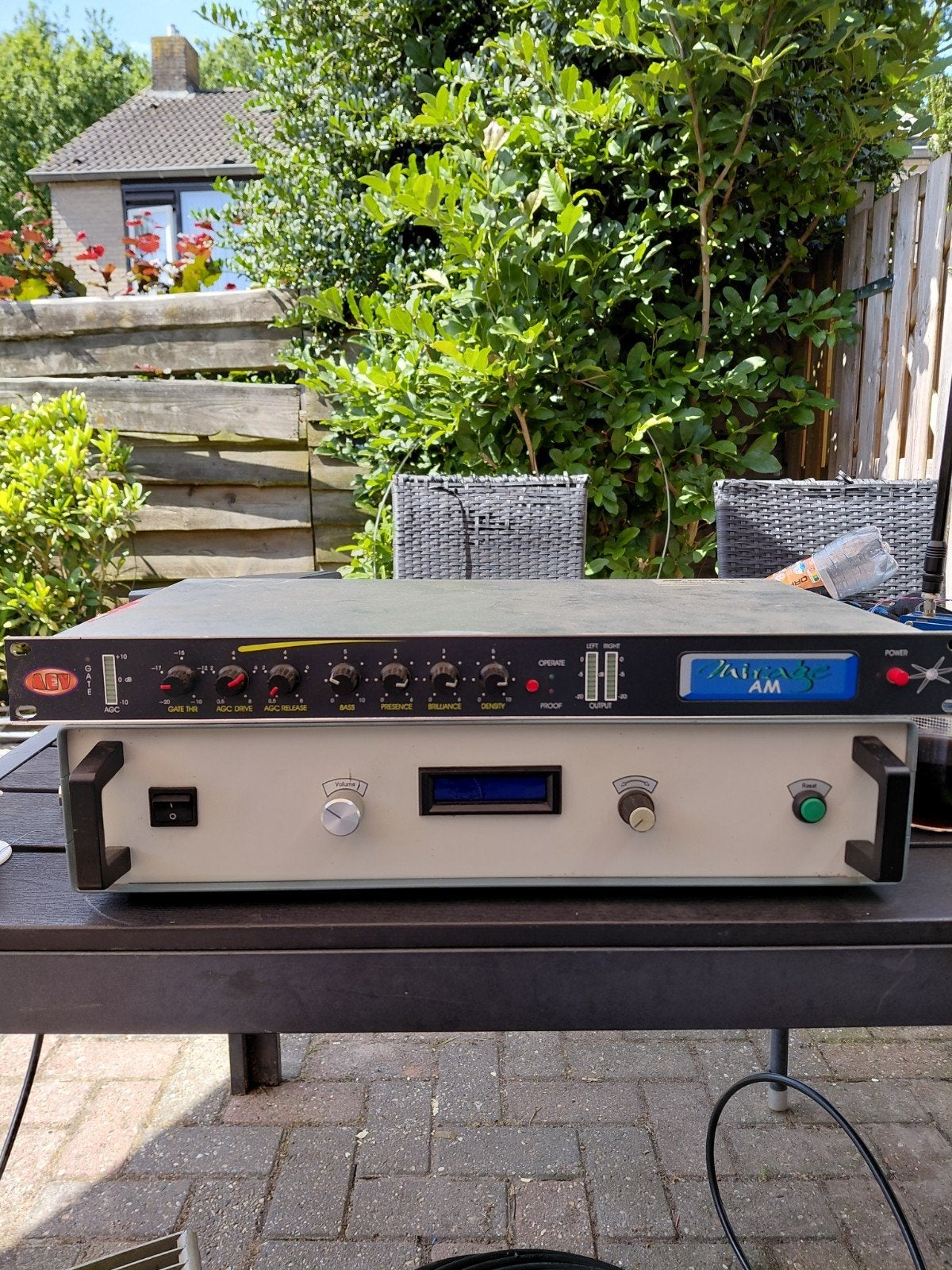AM middengolf zender TM200 met AEV Mirage AM audioprocessor., Ophalen of Verzenden