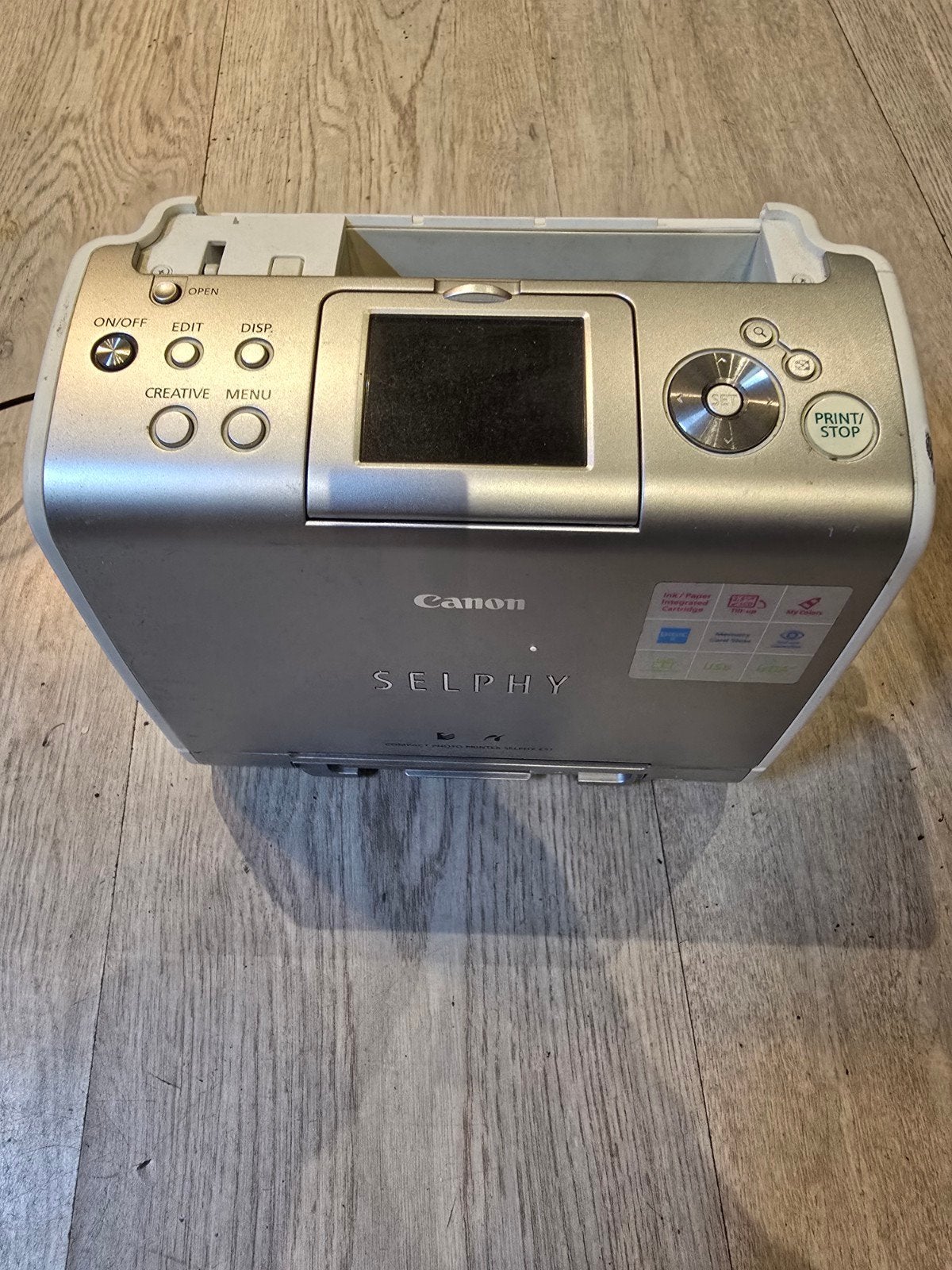 Canon Selphy ES1 Compacte Fotoprinter, Computers en Software, Printers, Gebruikt, Fotoprinter, Canon, Kleur printen