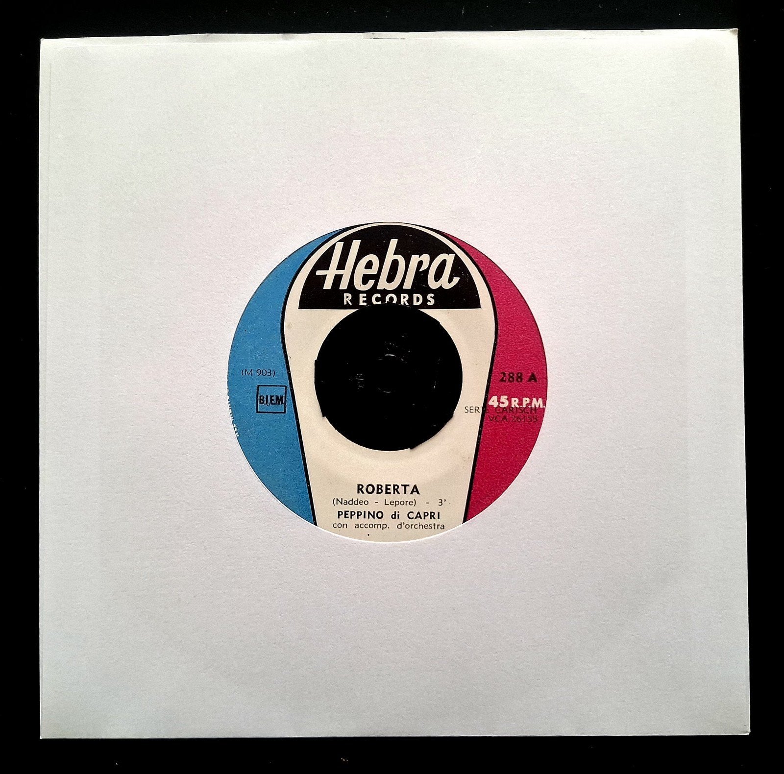7"/SINGLE  PEPPINO DI CAPRI - Roberta, Ophalen of Verzenden, Gebruikt, Pop
