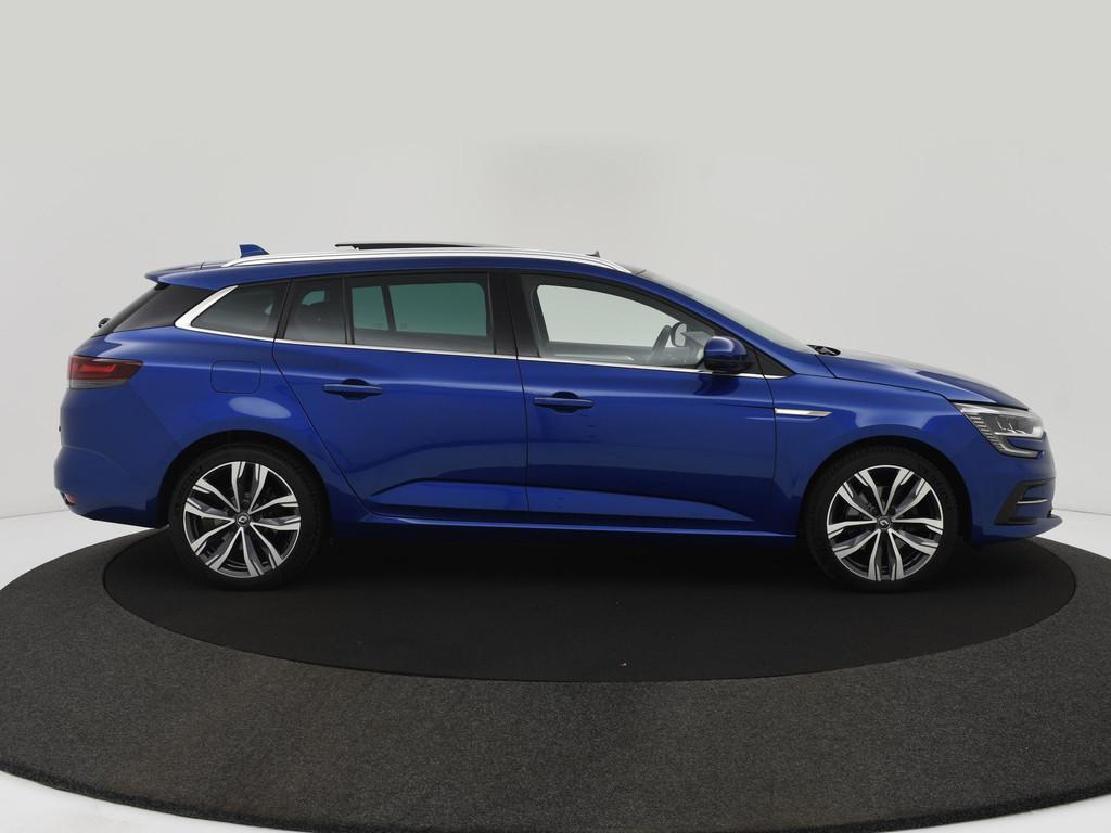 Renault Mégane Estate 1.6 E-Tech Plug-In Hybrid 160PK Techn, Gebruikt, 4 cilinders, 1573 kg, Blauw