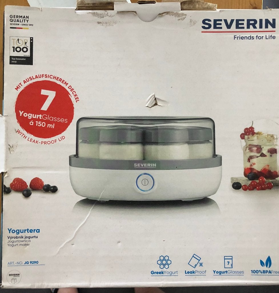 yoghurtmaker Severin, Huis en Inrichting, Ophalen of Verzenden, Wit, Overige merken, Overige typen