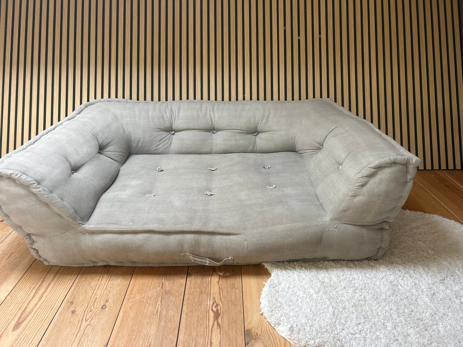 Super stoere lounge bank - Goede kwaliteit, Ophalen, 150 tot 200 cm, Tweepersoons, 75 tot 100 cm