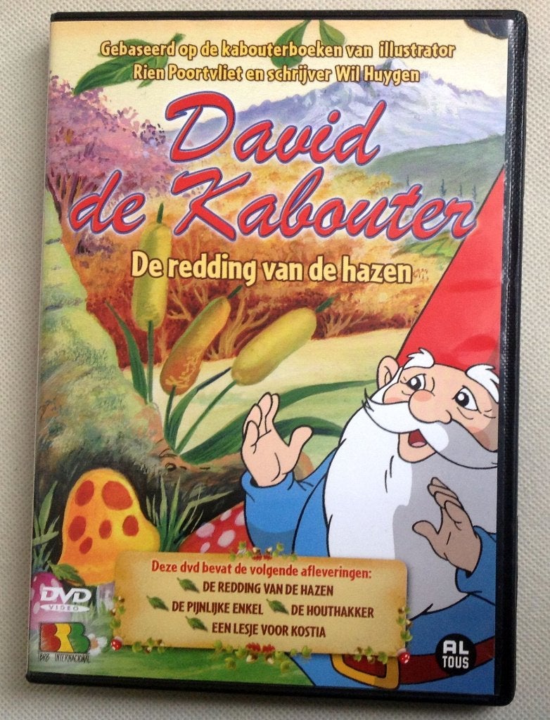 David de Kabouter De Redding Van De Hazen Rien Poortvliet, Europees, Gebruikt, Tekenfilm, Verzenden