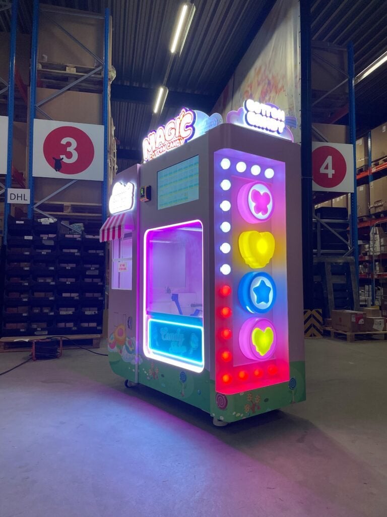 Volautomatische suikerspinmachine, Ophalen of Verzenden, Zo goed als nieuw