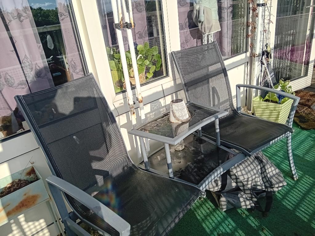 Tuinbankje, Ophalen, Gebruikt, Aluminium