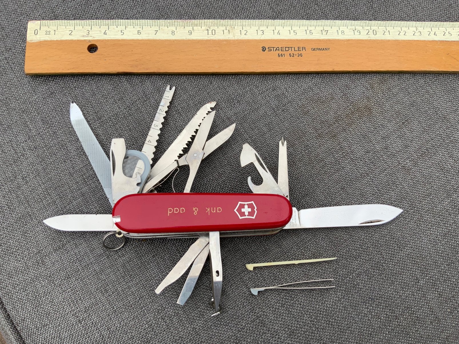 Vintage Victorinox Multitool Zakmes Champignon, Caravans en Kamperen, Ophalen of Verzenden, Zo goed als nieuw