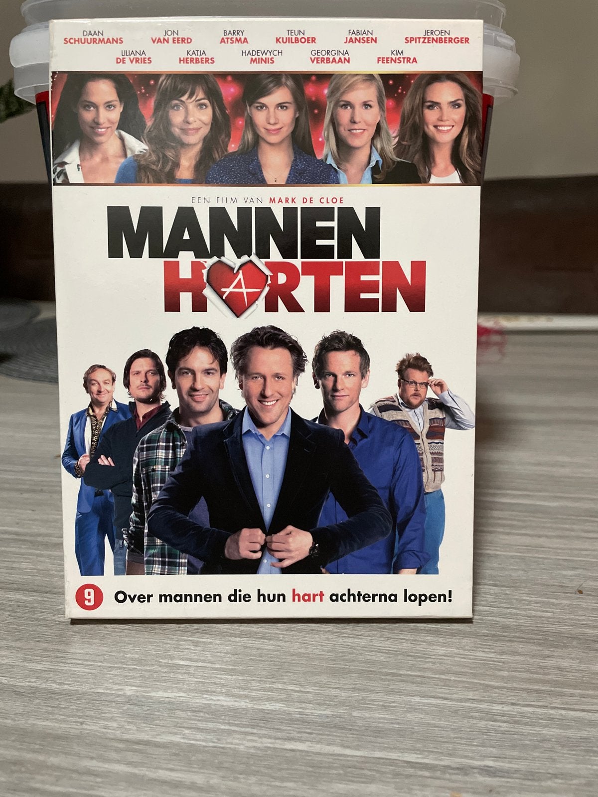 Mannen Harten - Romantische Komedie DVD, Romantische komedie, Vanaf 9 jaar, Zo goed als nieuw, Inclusief doosje