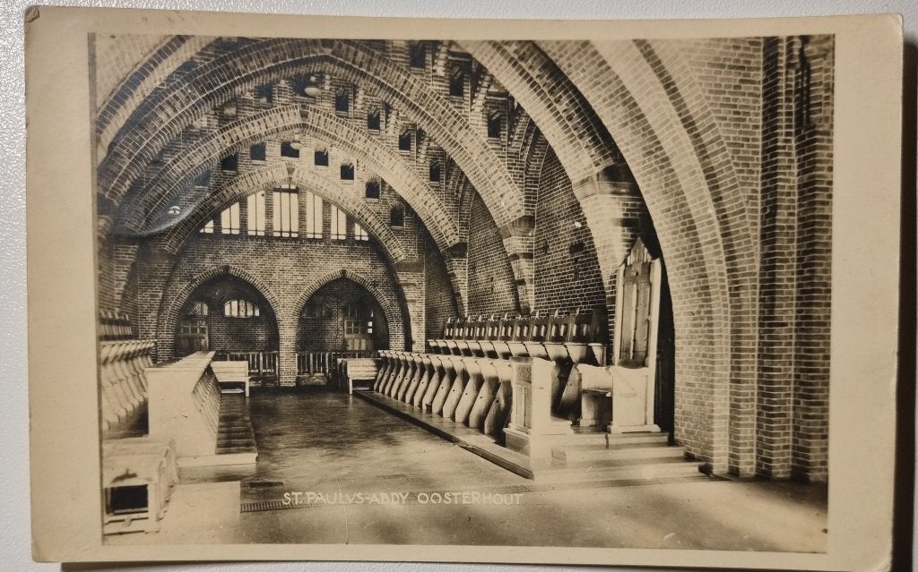 ** 1945   **    OOSTERHOUT           St. Paulus Abdij, Ophalen of Verzenden, 1940 tot 1960, Gelopen, Noord-Brabant
