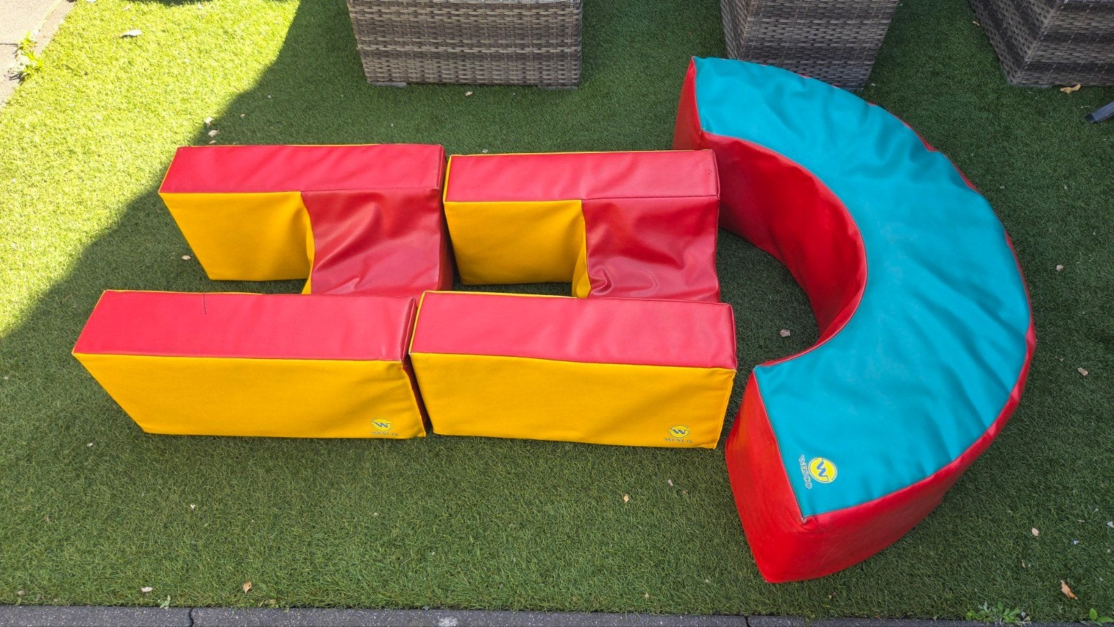 Wesco softplay speelblokken 3 stuks., Ophalen, Zo goed als nieuw, Overige typen