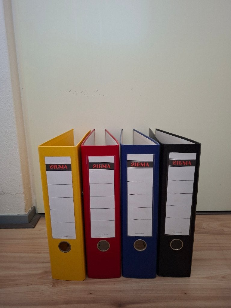 Sigma ordners – diverse kleuren – ideaal voor schoolstart, Ophalen, Zo goed als nieuw