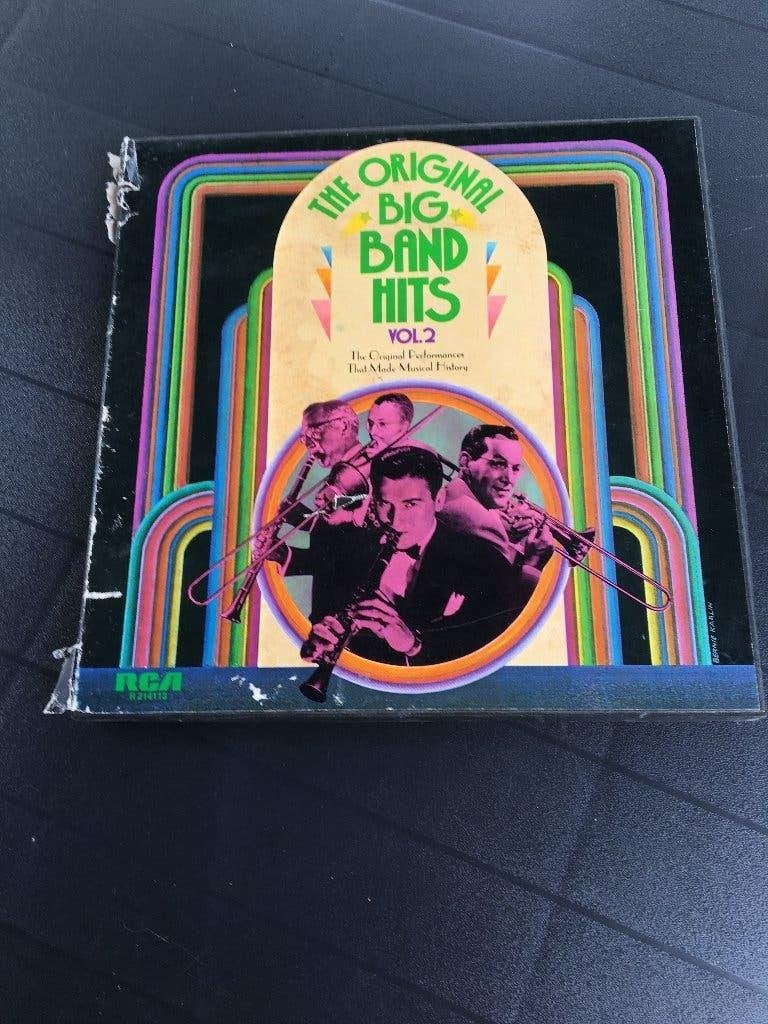 The original Big bands Hits-4lp, 1960 tot 1980, Gebruikt, Ophalen of Verzenden, 12 inch