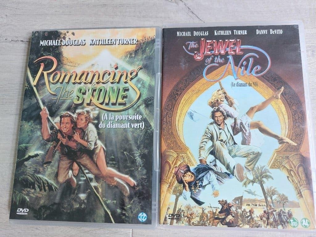 Romancing the Stone (1984) & Jewel of the Nile (1985), Ophalen, Zo goed als nieuw, Engels, Nederlands