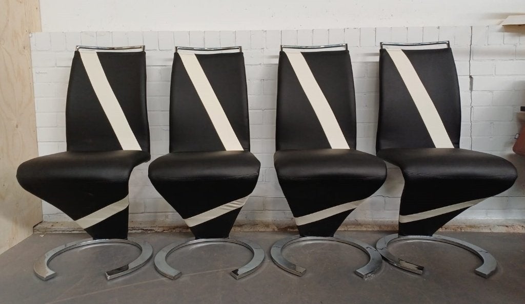 Vente-Unique Twizy stoelen - 4 stuks, Ophalen, Gebruikt, Zwart, Vier