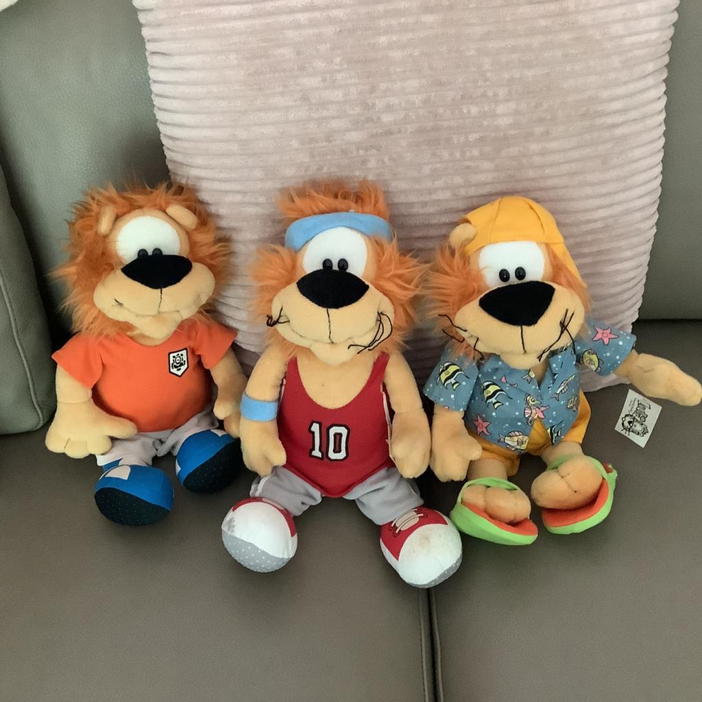 3x  Loeki de Leeuw Knuffels. Vintage., Ophalen of Verzenden, Overige typen