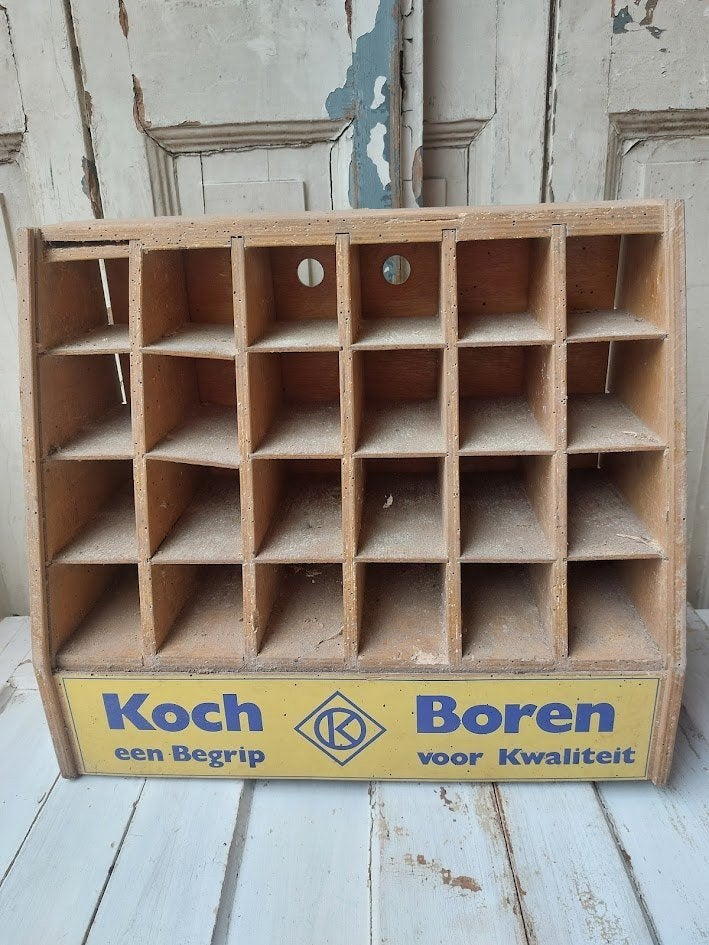 Oud sorteerkast Koch Boren, Antiek en Kunst, Antiek | Gereedschap en Instrumenten, Ophalen of Verzenden
