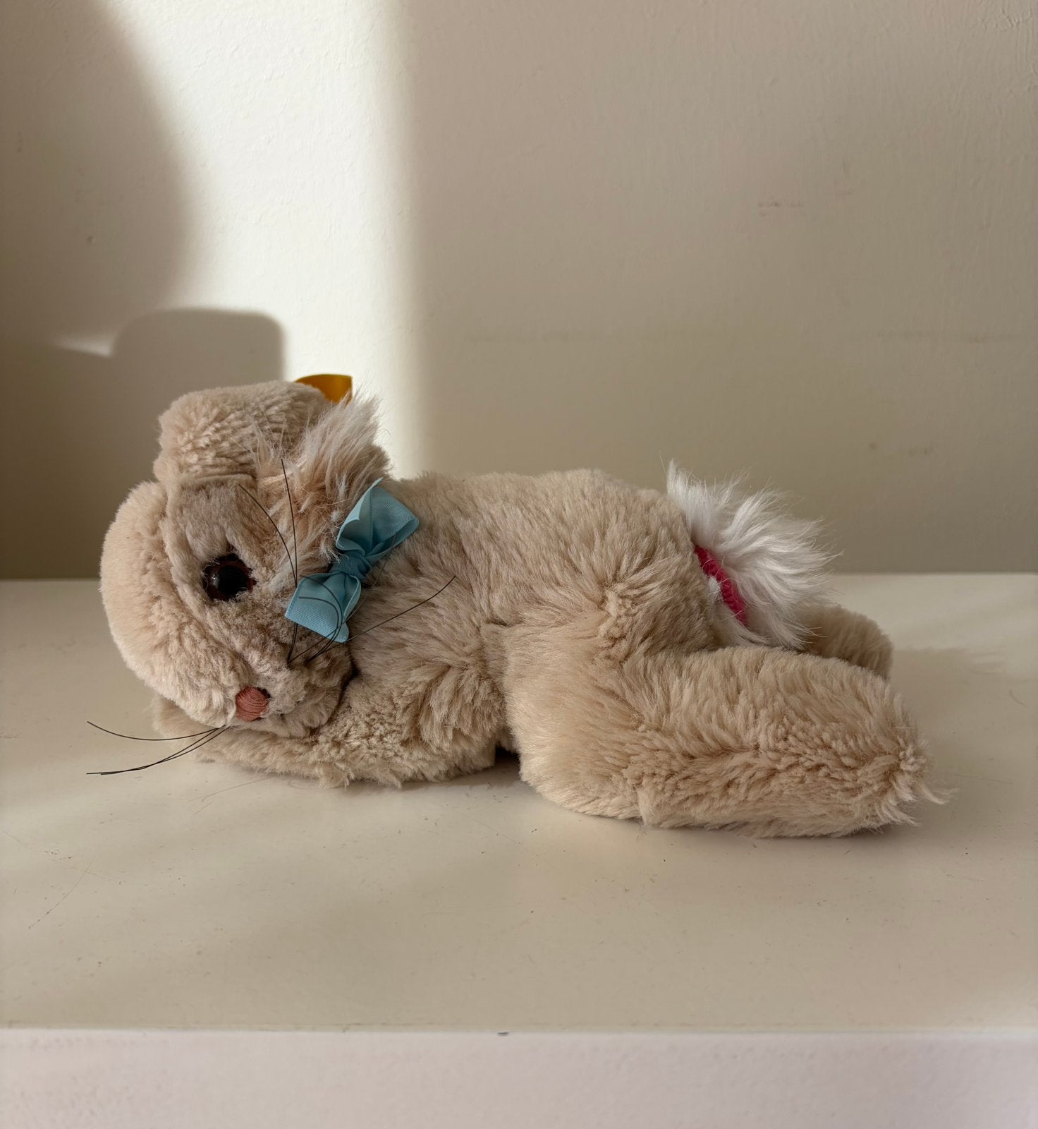 Steiff knuffel, Floppy slaaphaas, 1960, Overige karakters, Konijn, Ophalen of Verzenden, Met label