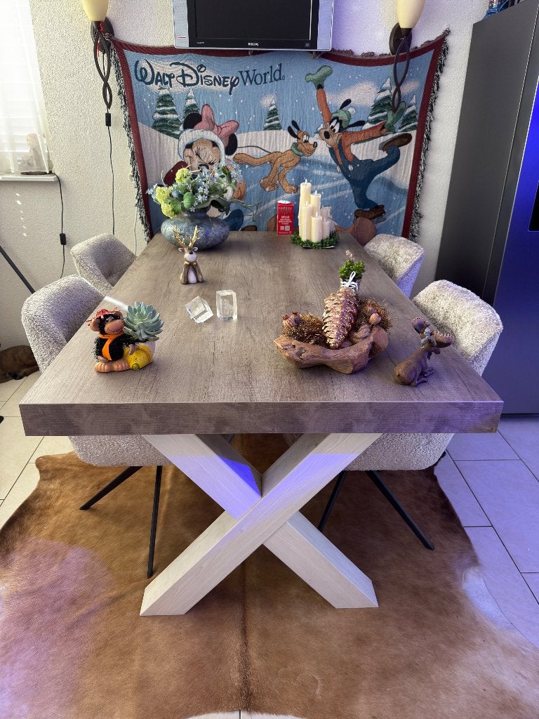 Complete meubelset Eettafel, salontafel & tv-meubel z.g.a.n, Ophalen