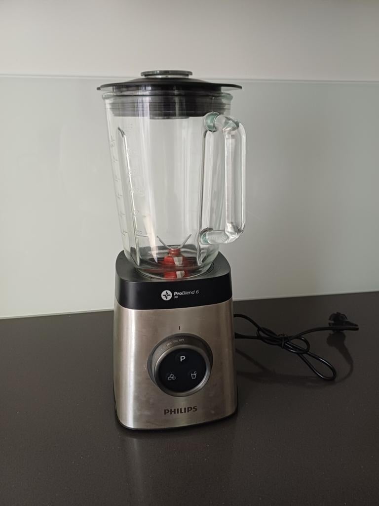 Blender - Philips Problend 6 3d, Witgoed en Apparatuur, Blenders, Ophalen of Verzenden, Gebruikt, Blender