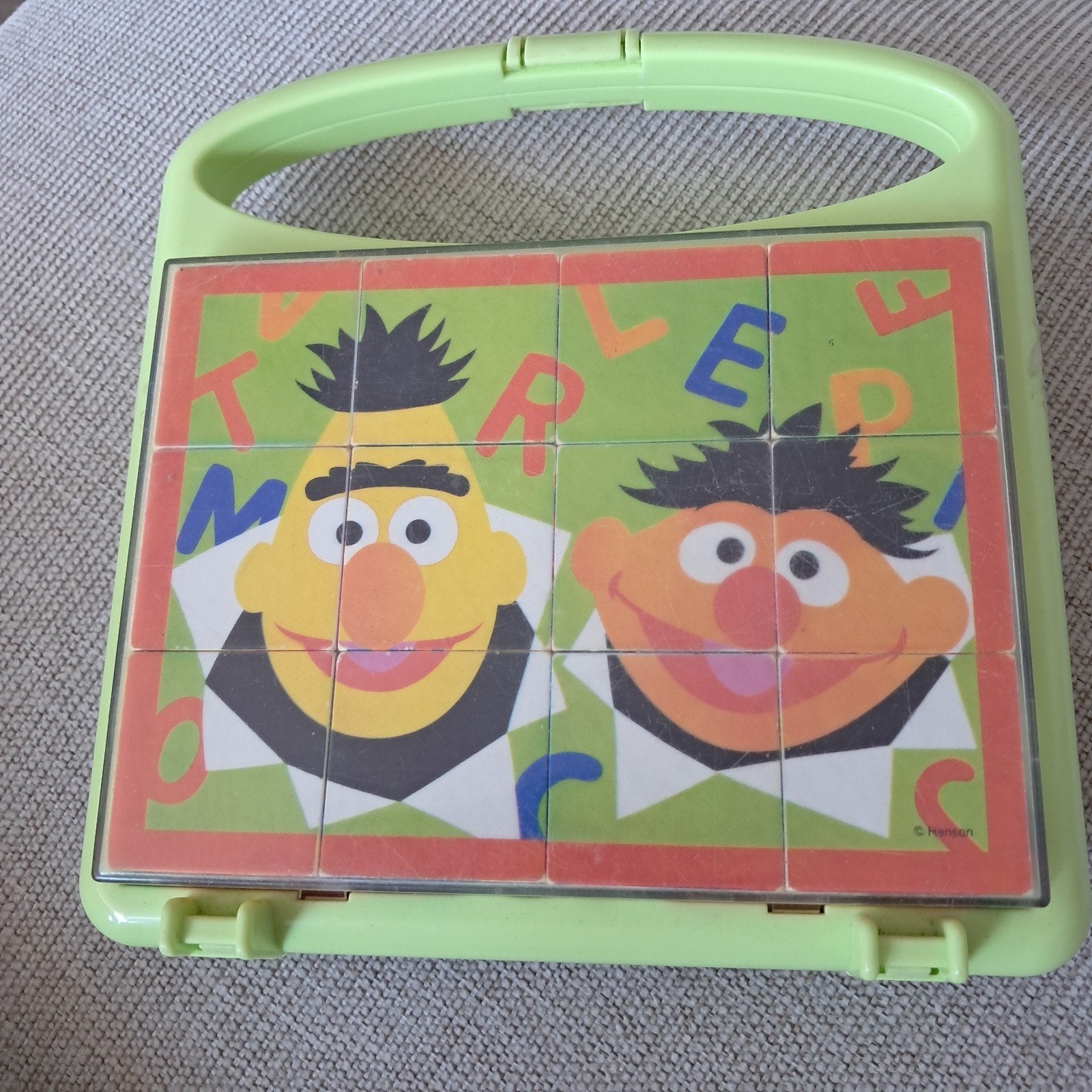Kinderpuzzel Sesamstraat, Ophalen of Verzenden, 10 tot 50 stukjes, Gebruikt, 2 tot 4 jaar