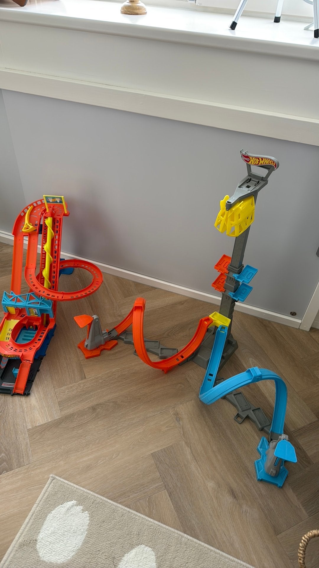 Hotwheels, Kinderen en Baby's, Speelgoed | Racebanen, Ophalen, Zo goed als nieuw, Handmatig, Hot Wheels