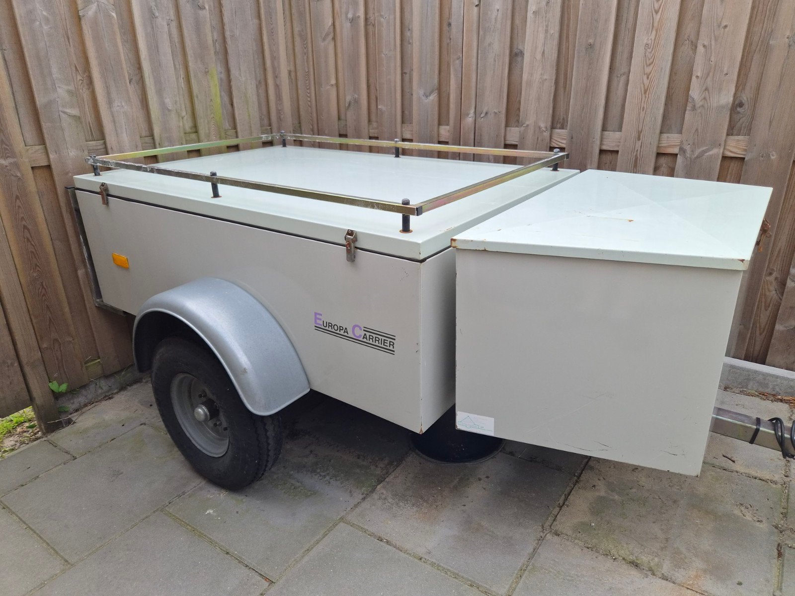 Te koop aangeboden: een nette Europa Carrier bagagewagen., Ophalen, Gebruikt