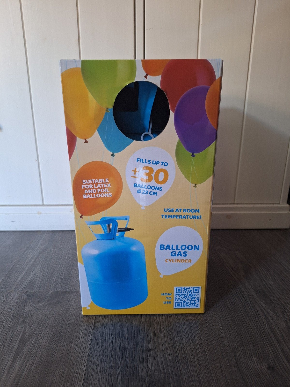Heliumtank voor ballonnen - Minder dan de helft gebruikt, Ophalen, Gebruikt, Feestartikel, Verjaardag