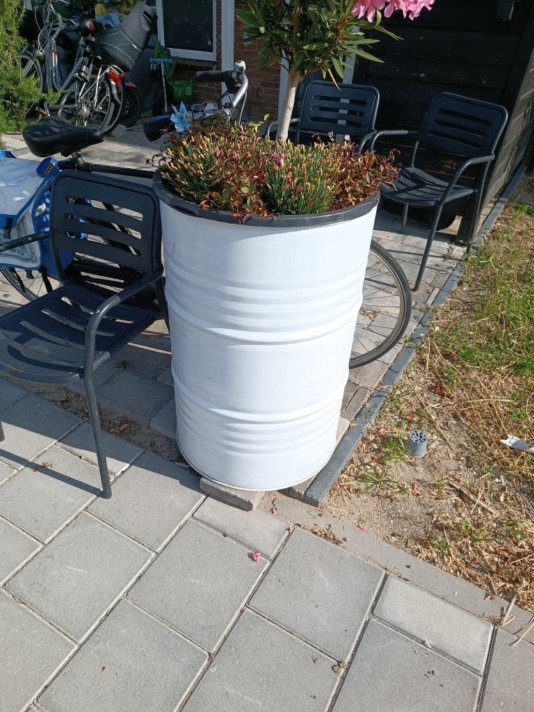 oliedrum, Ophalen, Gebruikt, Vuurton