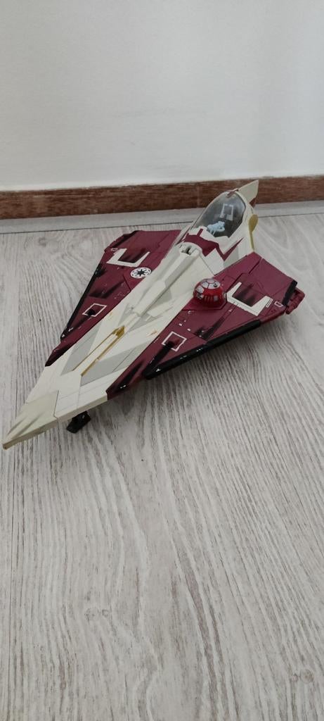 Star Wars Jedi Starfighter Vehicle Attack of the Clones, Ophalen of Verzenden, Gebruikt, Actiefiguurtje