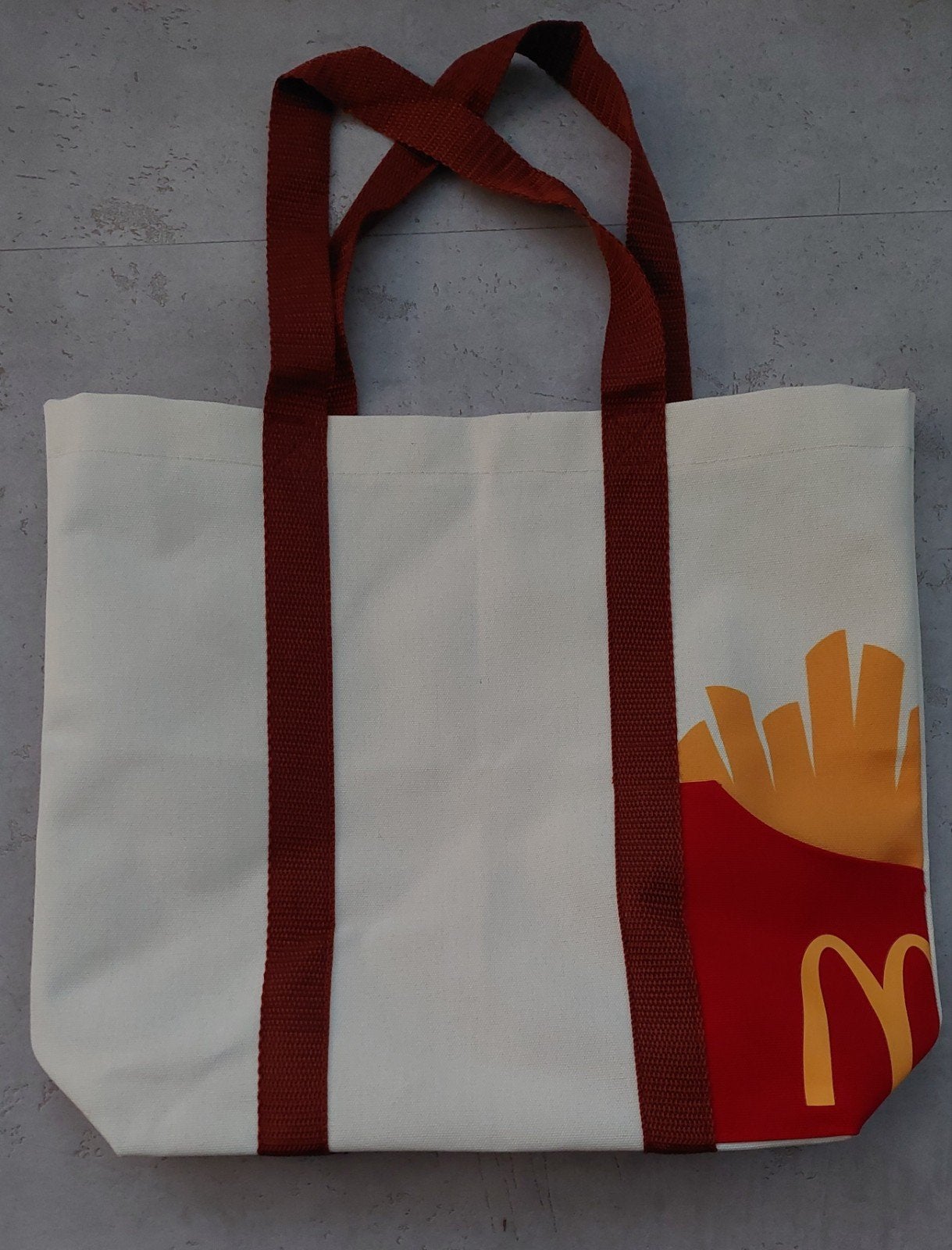 Nieuwe McDonald's Shopper Tas - Frietzak Design, Ophalen of Verzenden, Nieuw, Wit, Shopper