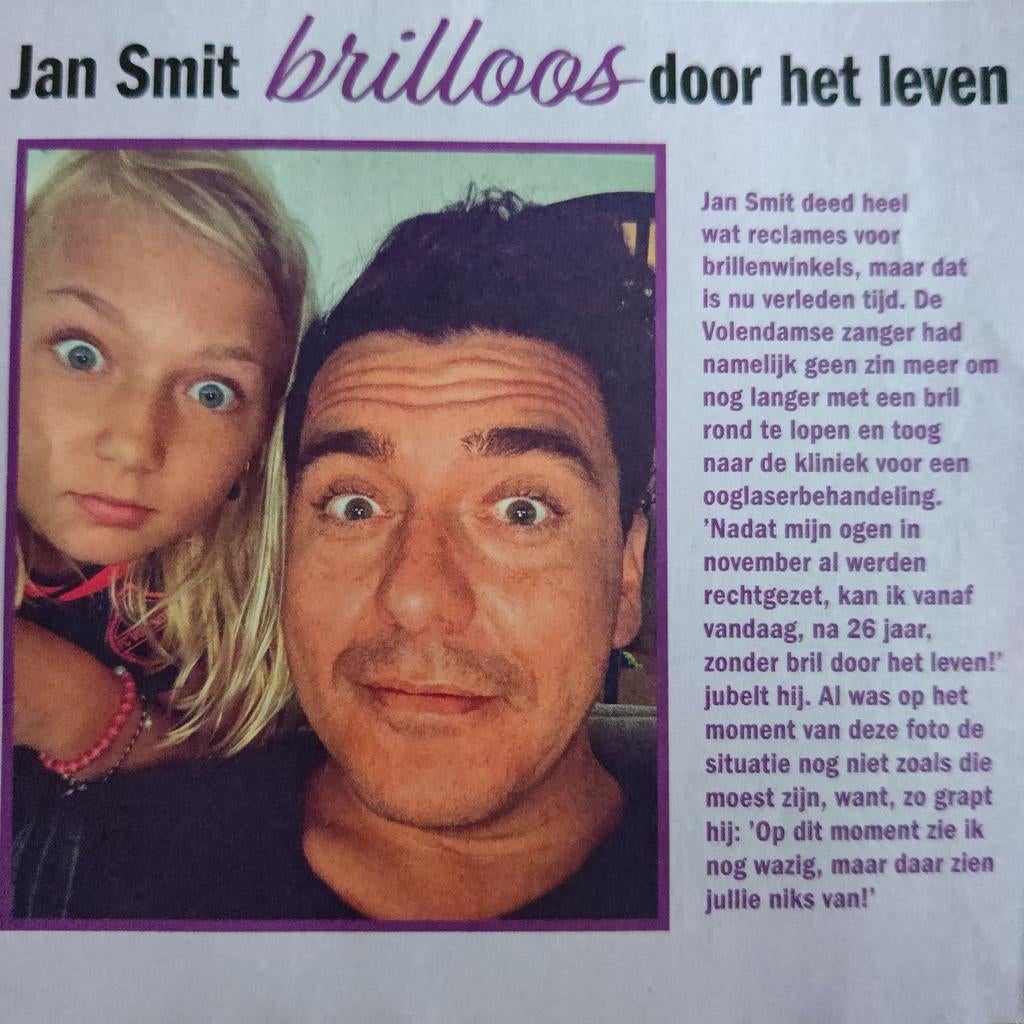 Jan Smit Artikel Knipsel uit 2022, Verzamelen, Ophalen of Verzenden, 1980 tot heden, Nederland, Knipsel(s)
