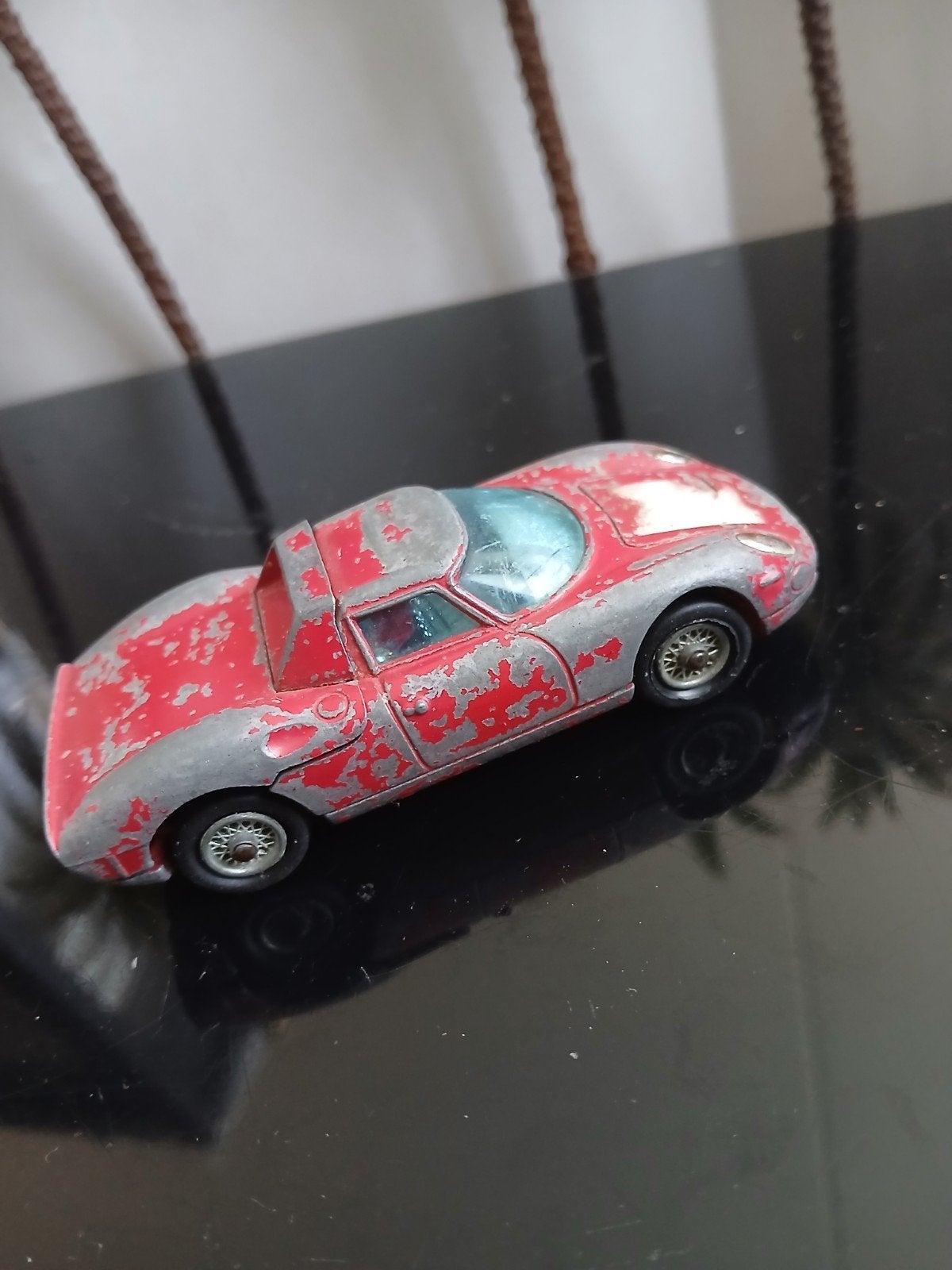 Ferrari Berlinetta 250 le mans. Corgi toys,  opknapper, Ophalen of Verzenden, Gebruikt, Auto, Corgi