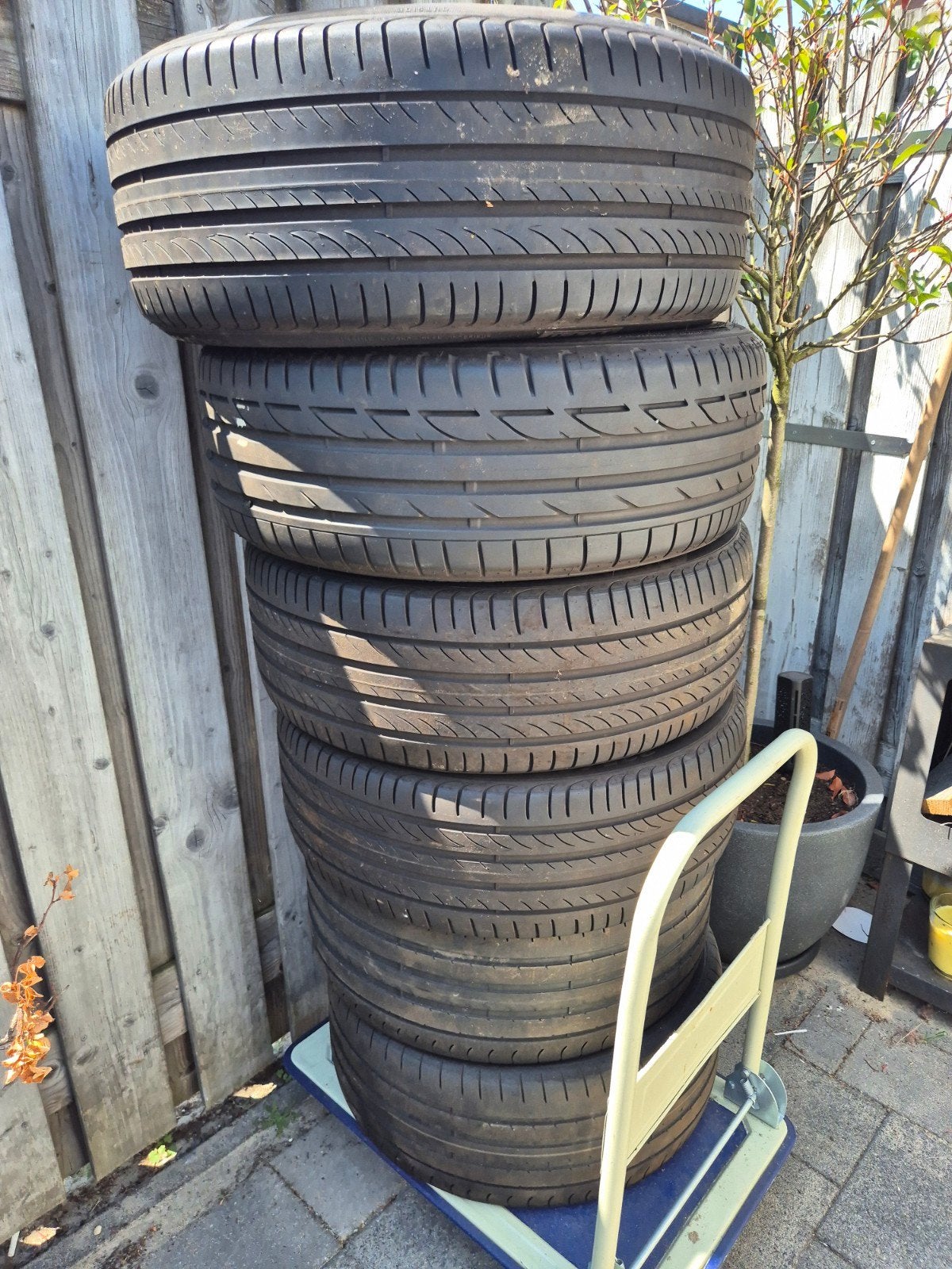 4x 19" banden en 2x 18" banden pirelli/bridgestone, Auto-onderdelen, Gebruikt, Band(en), Personenwagen, Ophalen