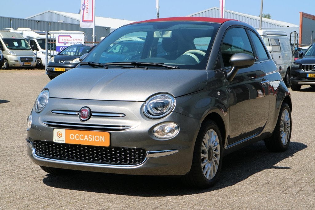Fiat 500 C 1.0 Hybrid Dolcevita | Cabrio! | Als Nieuw! |, Auto's, Fiat, Gebruikt, Cabriolet, 4 stoelen, Leder